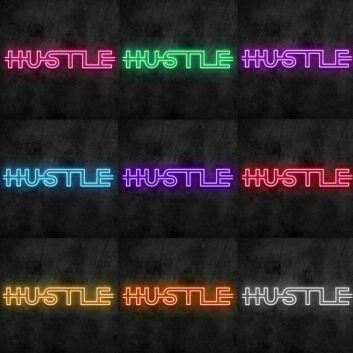 Modern Hustle Sign Neon Sign