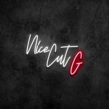 Nice Cut G Neon Sign