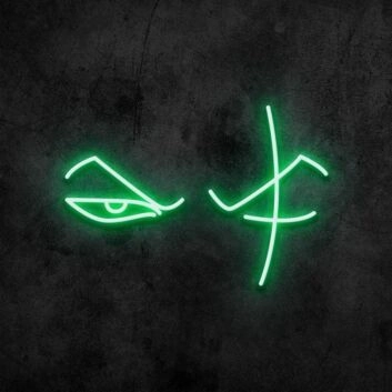 One Eyed Pirate Hunter Neon Sign