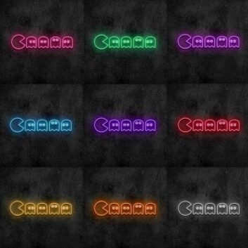 Pac Man Neon Sign