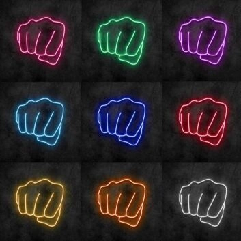 Single Punch Neon Sign