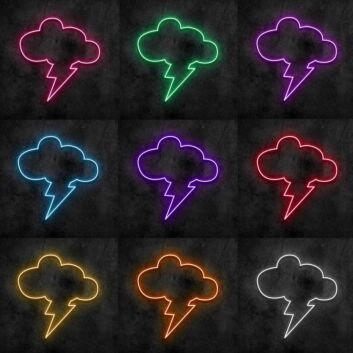 Storm Cloud Neon Sign