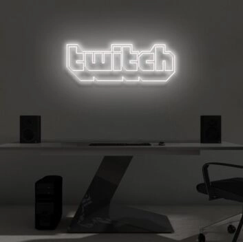 TWITCH LED Neon Sign