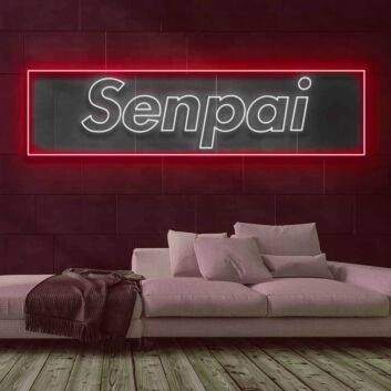 Supreme Senpai Neon Sign