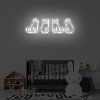 KITTENS LED Neon Sign