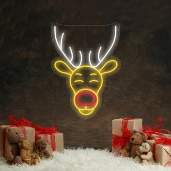 Christmas Deer Neon Sign