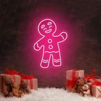 Christmas Snowman Neon Sign