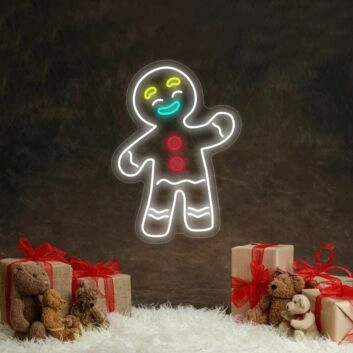 Christmas Snowman Neon Sign