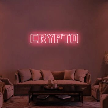 Crypto Neon Sign