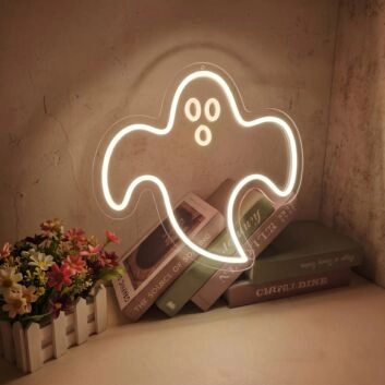 Ghost Led Neon Sign Halloween Neon Sign