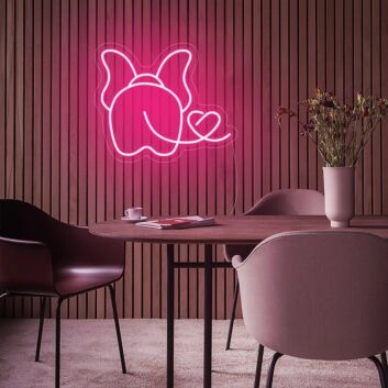 Love Tail Elephant Neon Sign