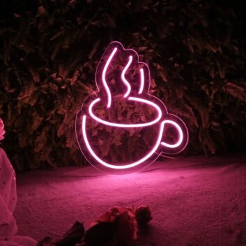 Mini Coffee Cup Neon Sign
