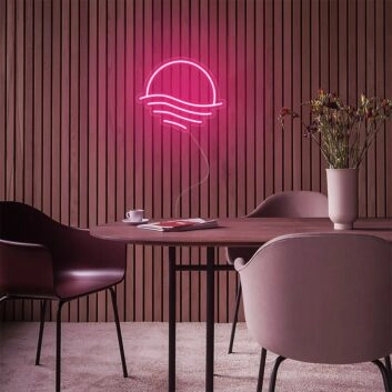 Mini Sunset Sea Neon Sign