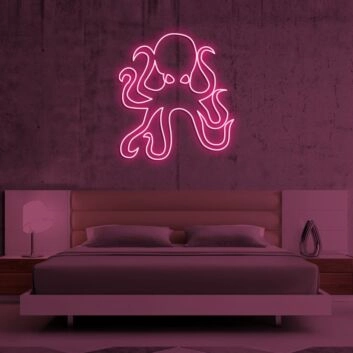 Octopus Neon Sign