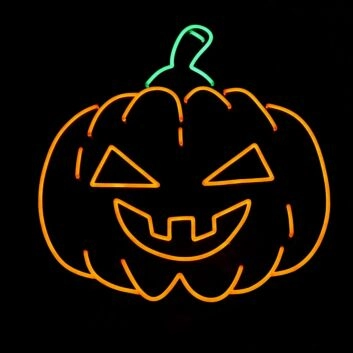 Pumpkin Halloween Neon Sign