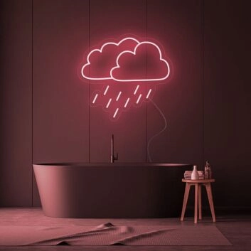 Rainy Cloud Neon Sign