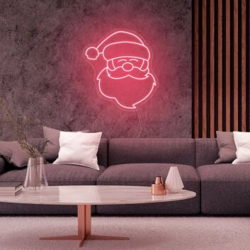 Santa Claus Christmas Neon Sign