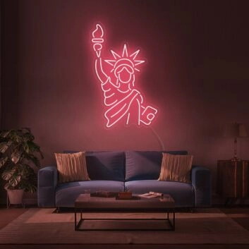 Statue Of Liberty Neon Sign