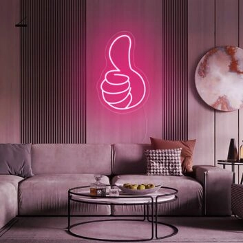 Thumbs Up Neon Sign