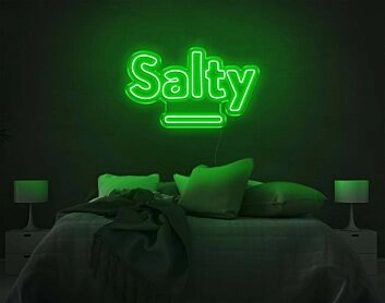 Salty Neon Sign