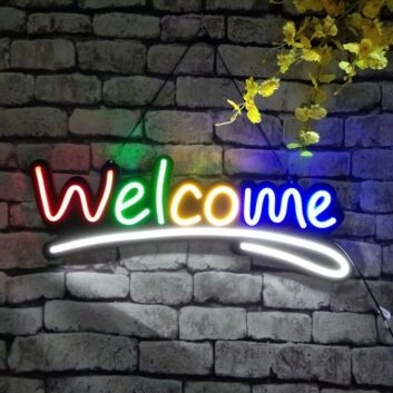 Welcome Neon Sign