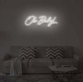 OH BABY V2&quot; LED Neon Sign