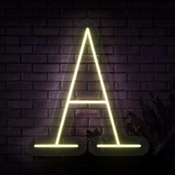 Personalized Initial Letter A Neon Sign MNC41520