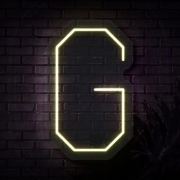 Personalized Initial Letter G Neon Sign MNC41526