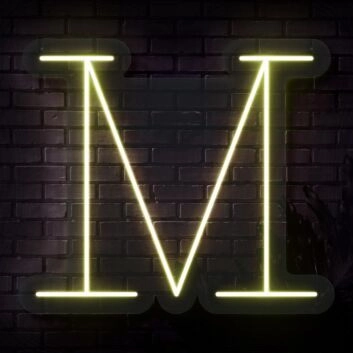 Personalized Initial Letter M Neon Sign MNC41532