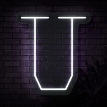 Personalized Initial Letter U Neon Sign MNC41540