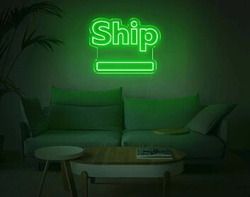 Ship Neon Sign