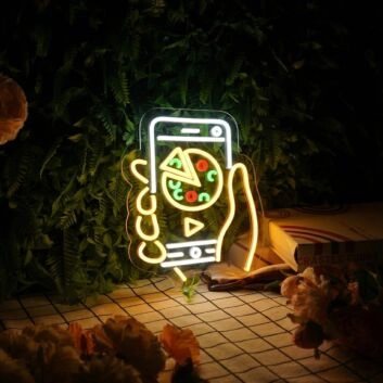 Order Your Pizza Neon Sign