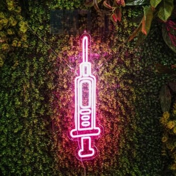 Syringe Neon Sign