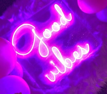 Good Vibes V4 Neon Sign