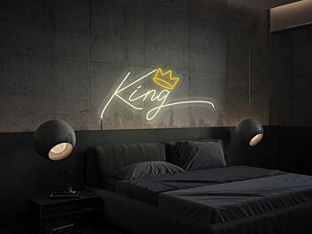 King Neon Sign