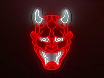 Japan Hannya Demon Neon Sign
