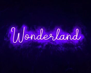 Wonderland Neon Sign