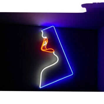 Woman Sexy Face Neon Sign