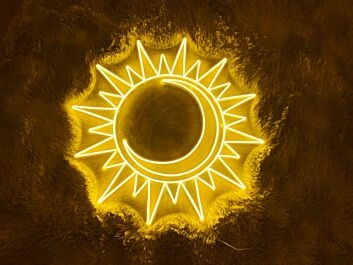 Sun Moon Neon Sign
