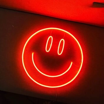 Smile Face Neon Sign