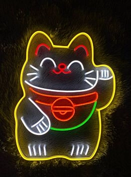 Lucky Cat V1 Neon Sign