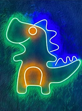Cute Dinosaur Neon Sign