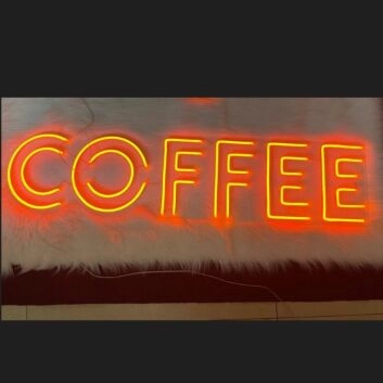 Coffee Double Line Neon Sign