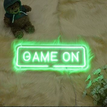 Game On Neon Sign