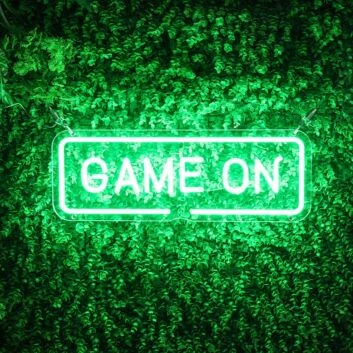 Game On Neon Sign