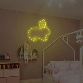 A Little Cute Rabbit Neon Sign
