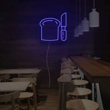 Bread And Butter Knife Neon Sign