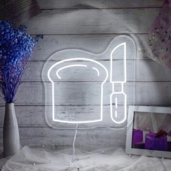 Bread And Butter Knife Neon Sign