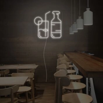 Cocktail And Drinks Neon Sign For Bar