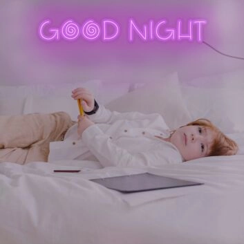 Goodnight Neon Sign For Childrens Room